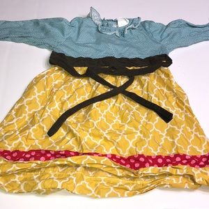 Natalie Grant Little Girls Size 7 Patterned Dress